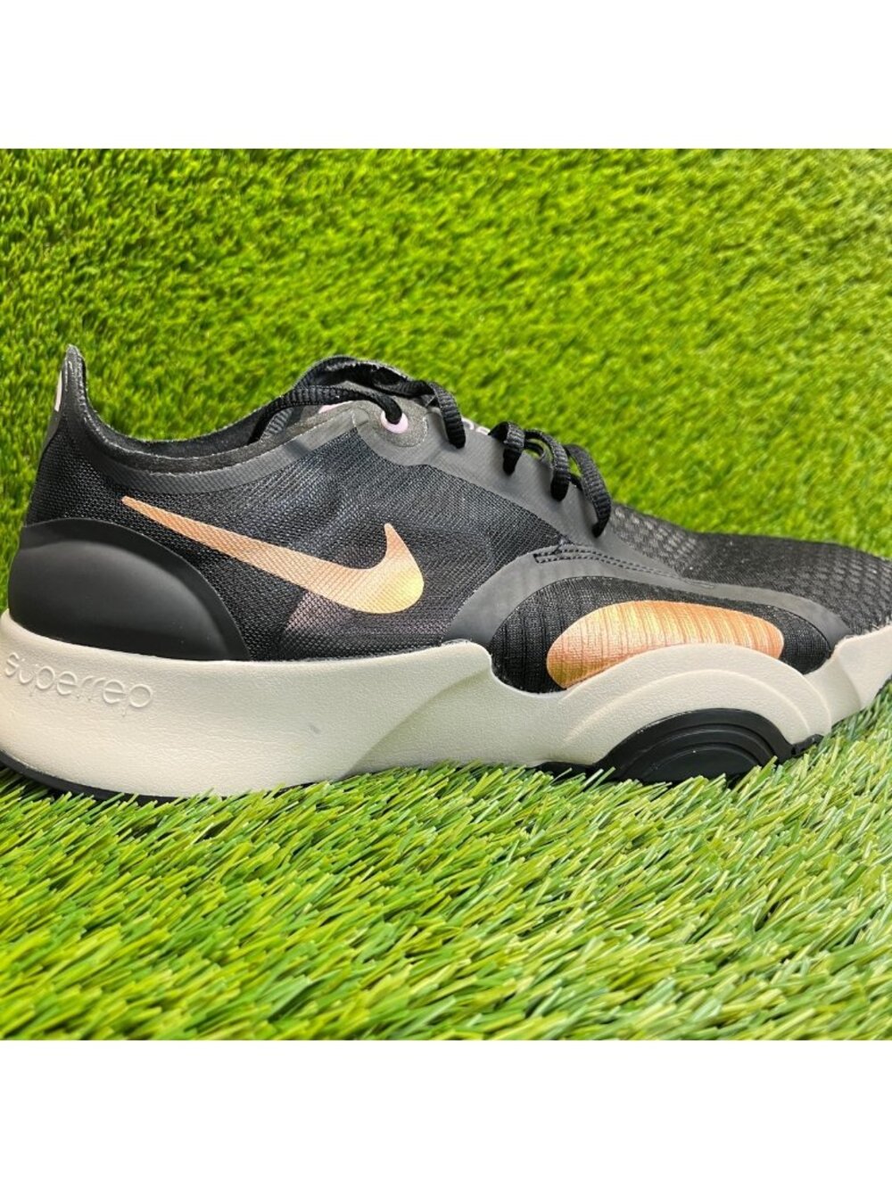 Nike Superrep Go Womens Size 11 Black Copper Athletic Running Shoes Sneakers